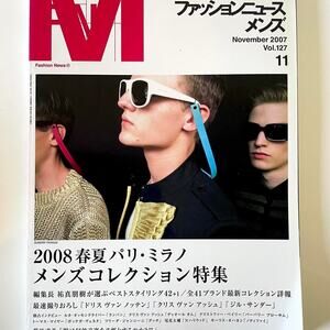 Fashion news men japanese magazine ft Dries Van Noten & more